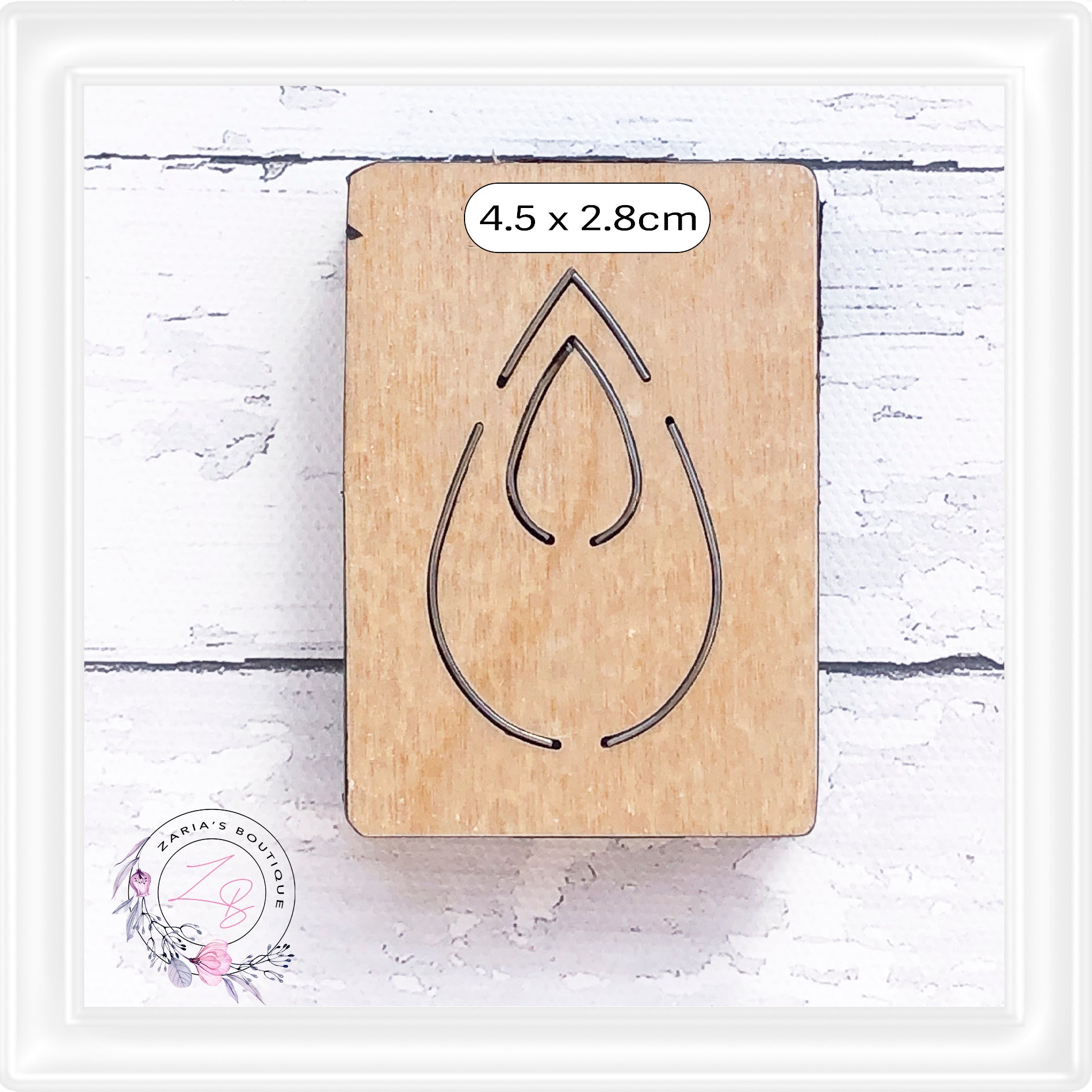 ⋅ Mini Cutting Dies Templates⋅ Teardrop Earrings - Main Image