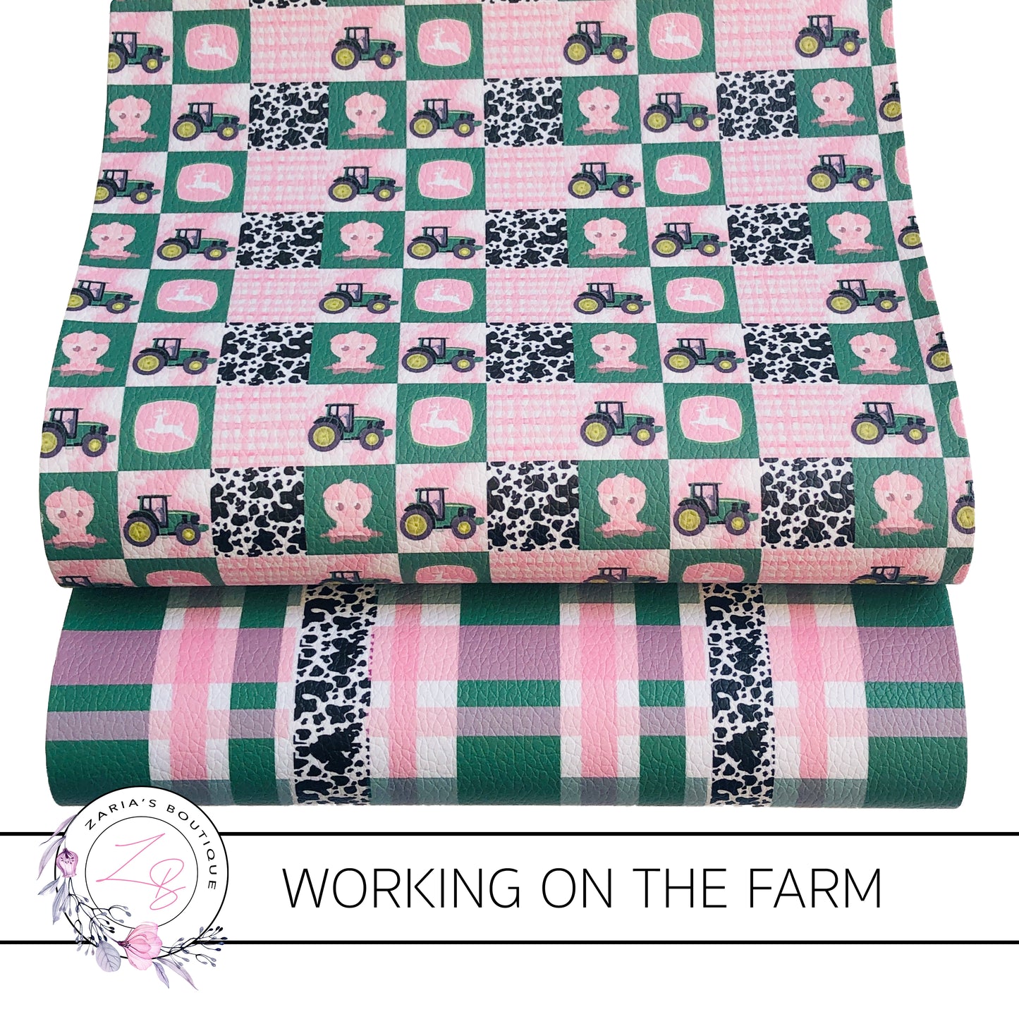 Down On The Farm ~ Tractor Resin Embellishment x 2 pieces
