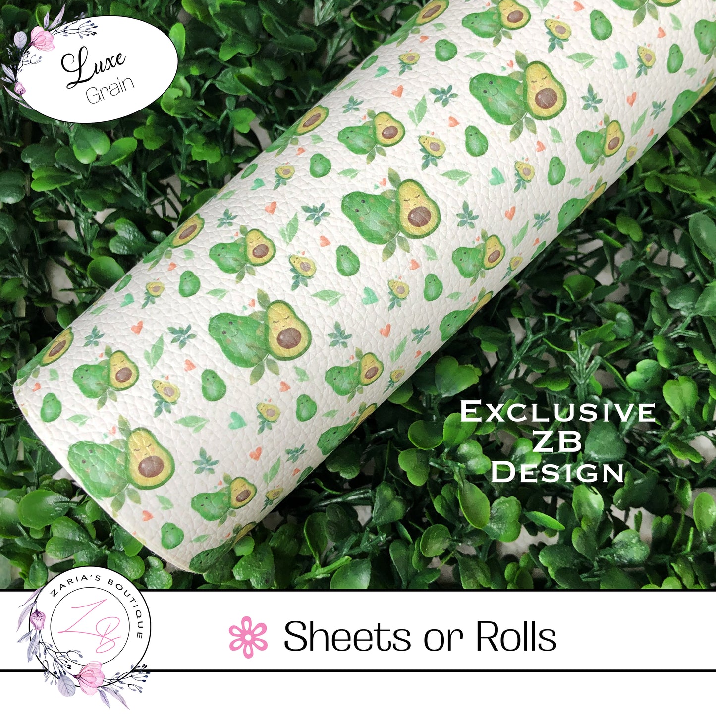 ⋅ Avocado Bliss ⋅ Exclusive Vegan Faux Leather ⋅ Misprint Flaw