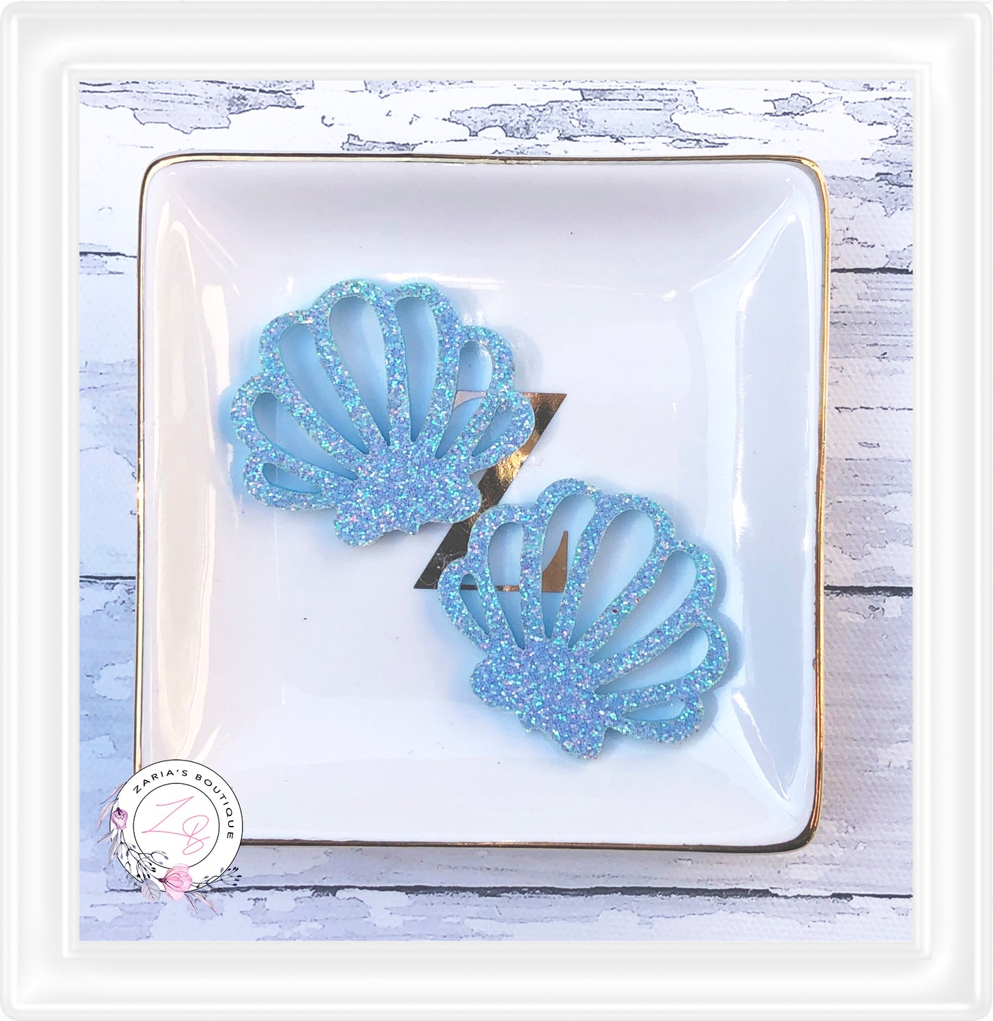 ⋅ Glitter Shells ⋅ Bow & Hair Clip Embellishments ⋅ 6 Colours ⋅