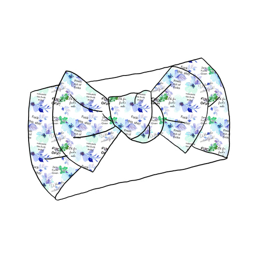 Exclusive Sweary F Bomb Floral Bullet/Liverpool Stretch Fabric