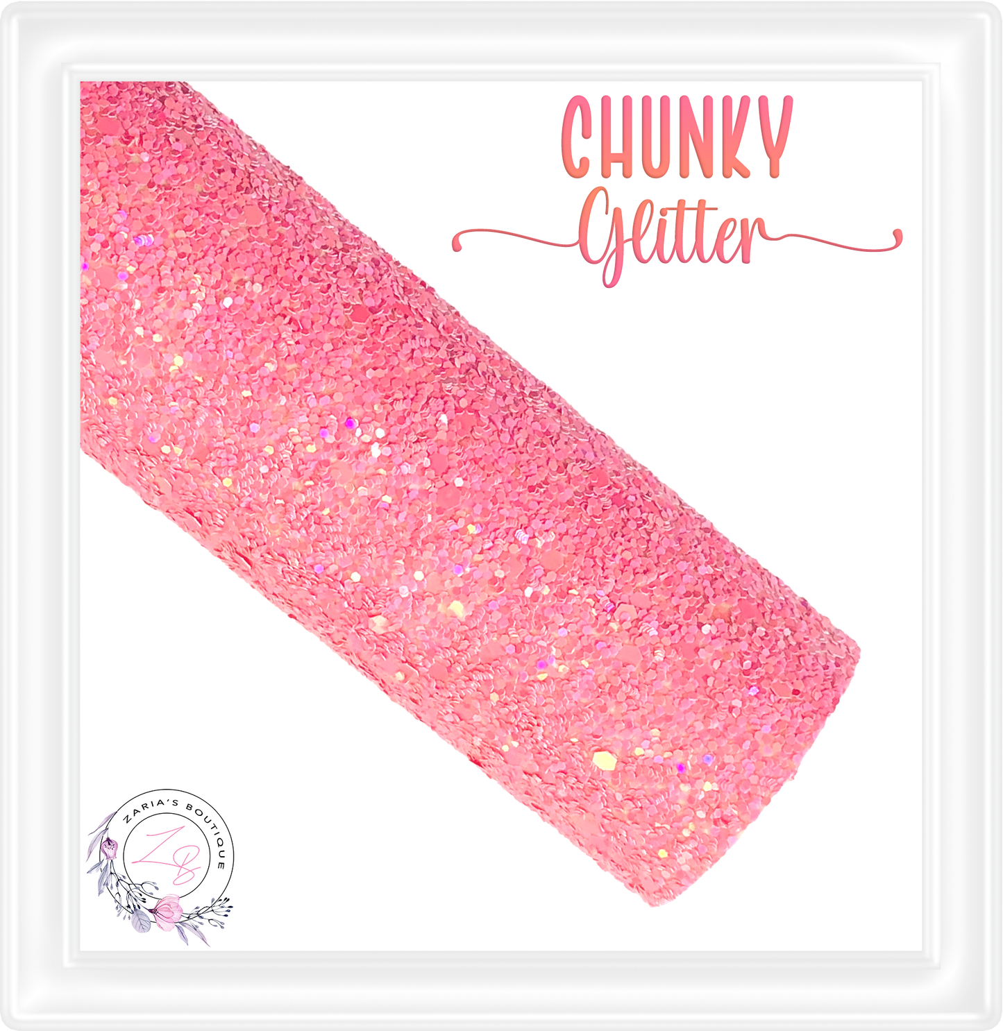 ⋅ Chunky Glitter ⋅ Coral Pink Sprinkles ⋅