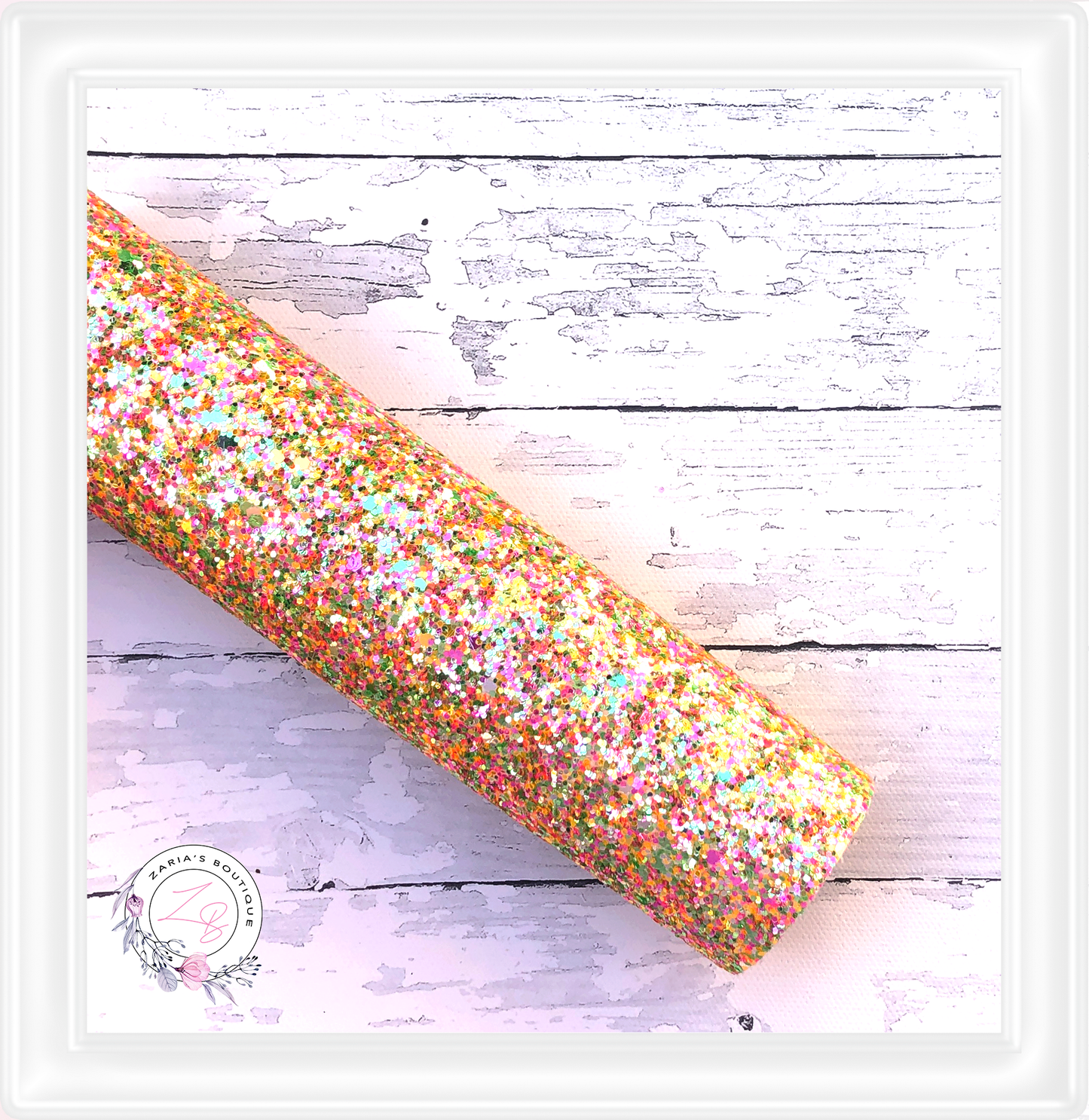 ∙ Tropical Sparkle Chunky Glitter ∙ Orange Green Pink ∙