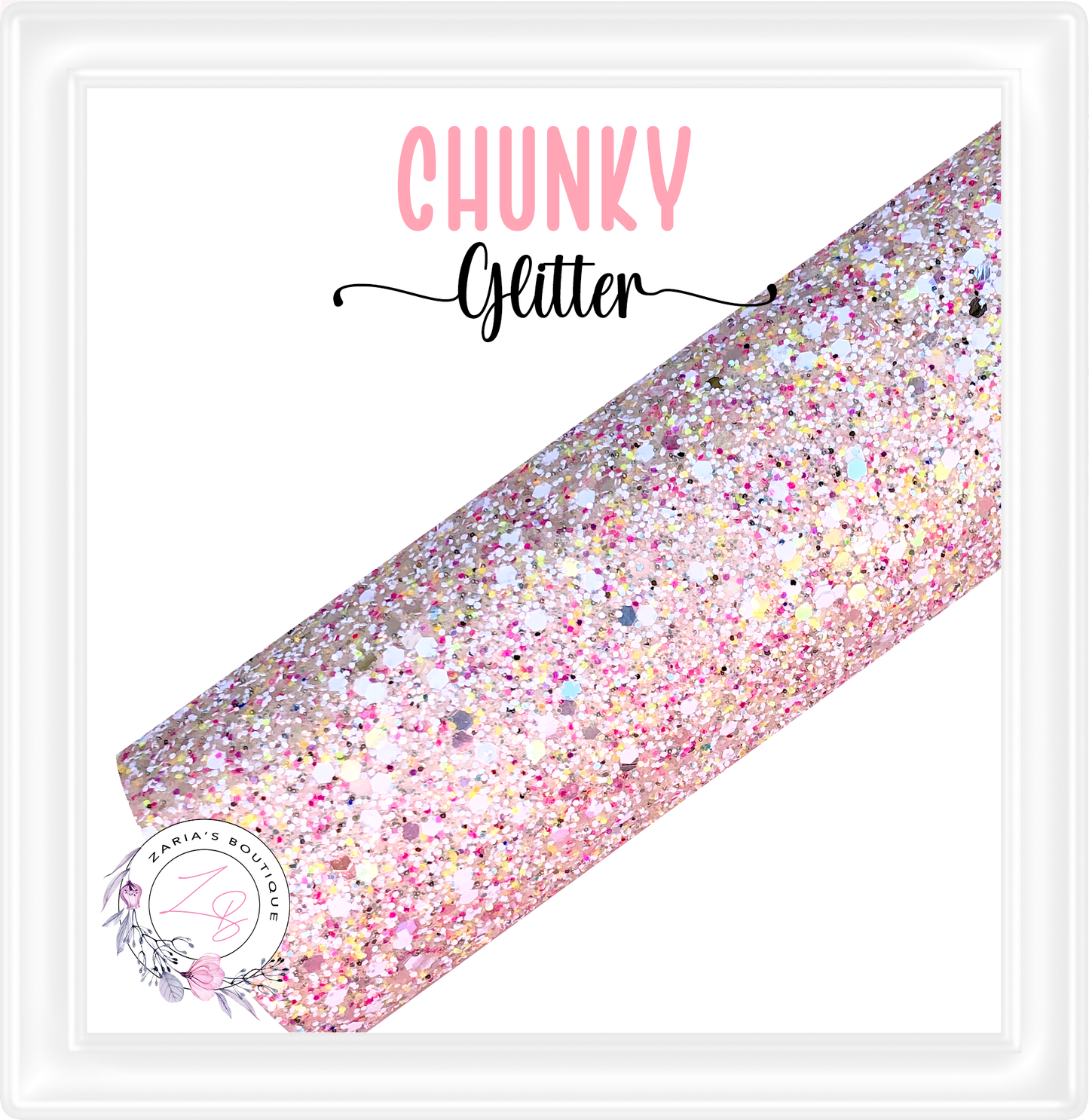 ∙ CHUNKY GLITTER ∙ Peachy Sequin Sprinkle ∙