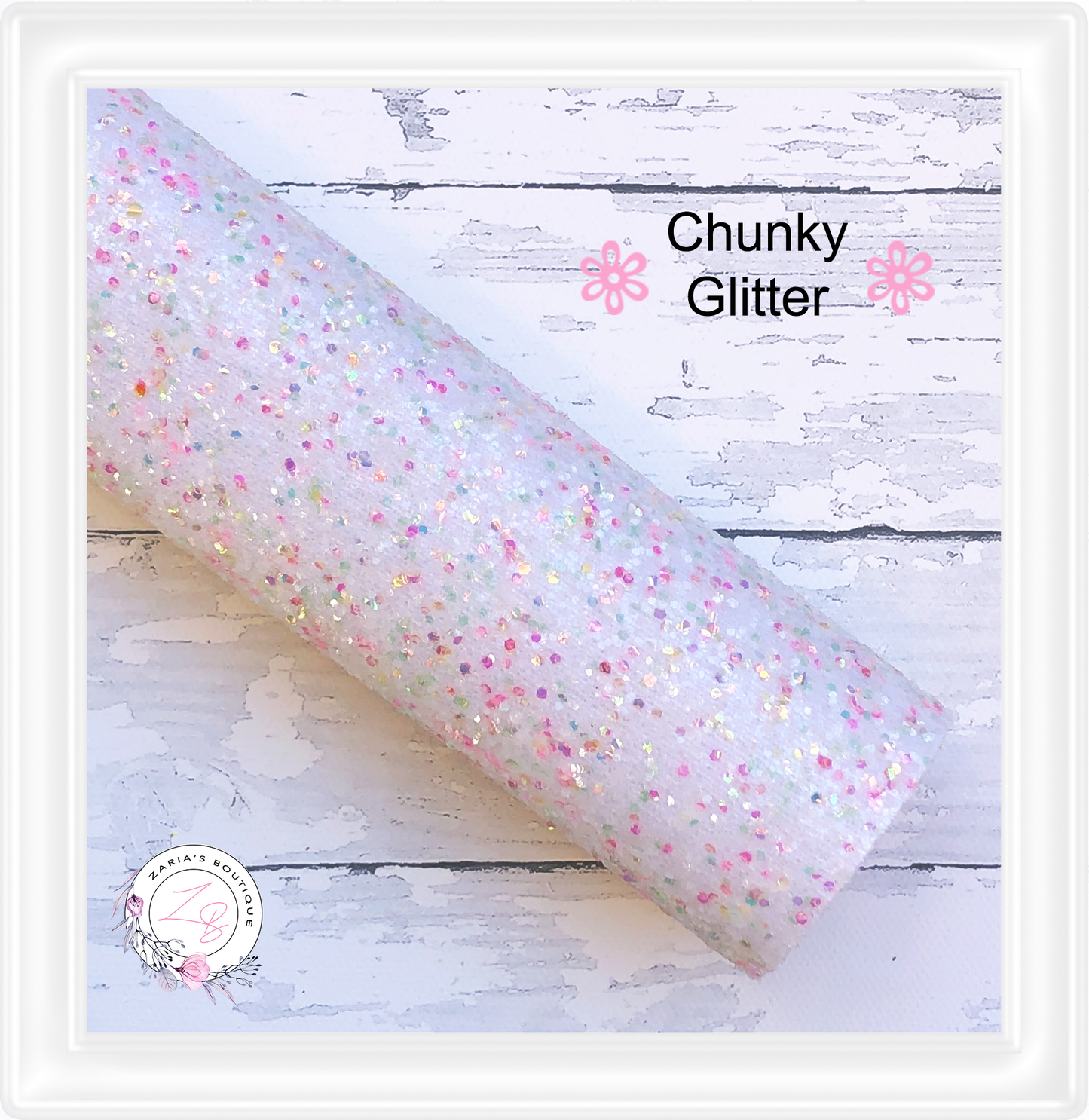 ⋅ Fairy Dust Sprinkles ⋅ White ⋅ Premium Chunky Glitter ⋅