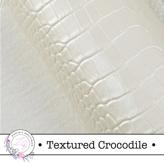 ⋅ Textured Crocodile ⋅ Champagne ⋅ Vegan Faux Leather ⋅