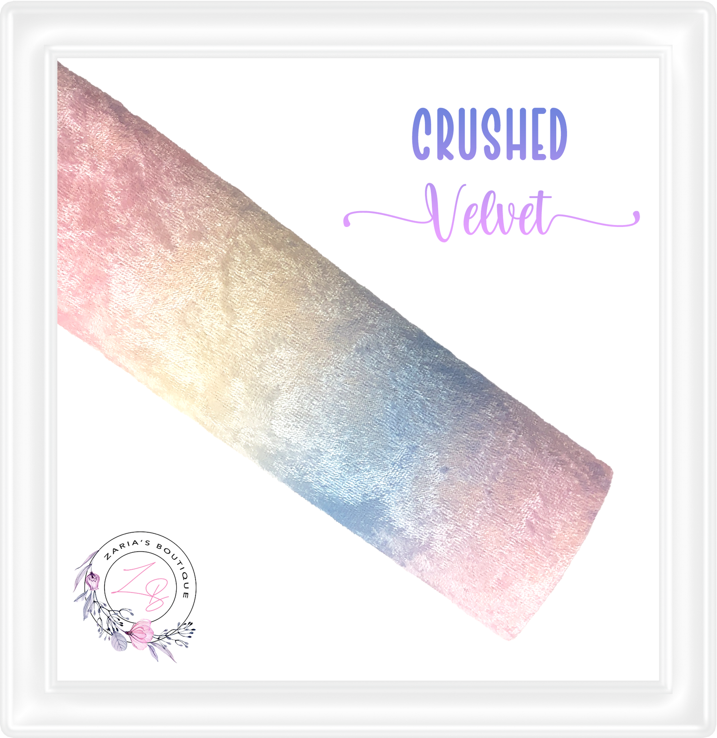 ∙ Crushed Velvet ∙ Pastels ∙