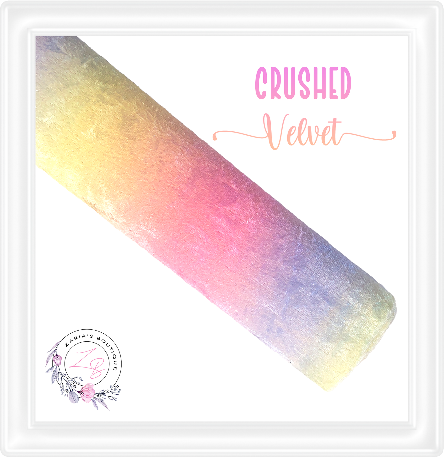 ∙ Crushed Velvet ∙ Rainbow Pastels ∙