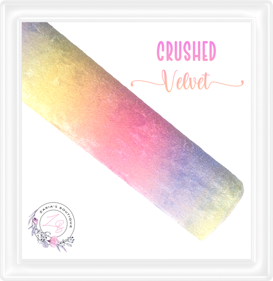 β Crushed Velvet β Rainbow Pastels  β