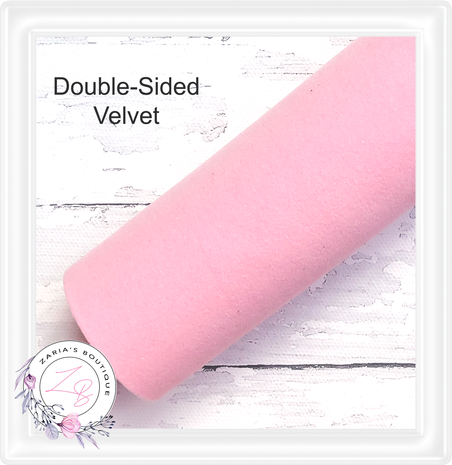 ⋅ Double-Sided Velvet ⋅ BABY PINK ⋅ 0.88mm ⋅