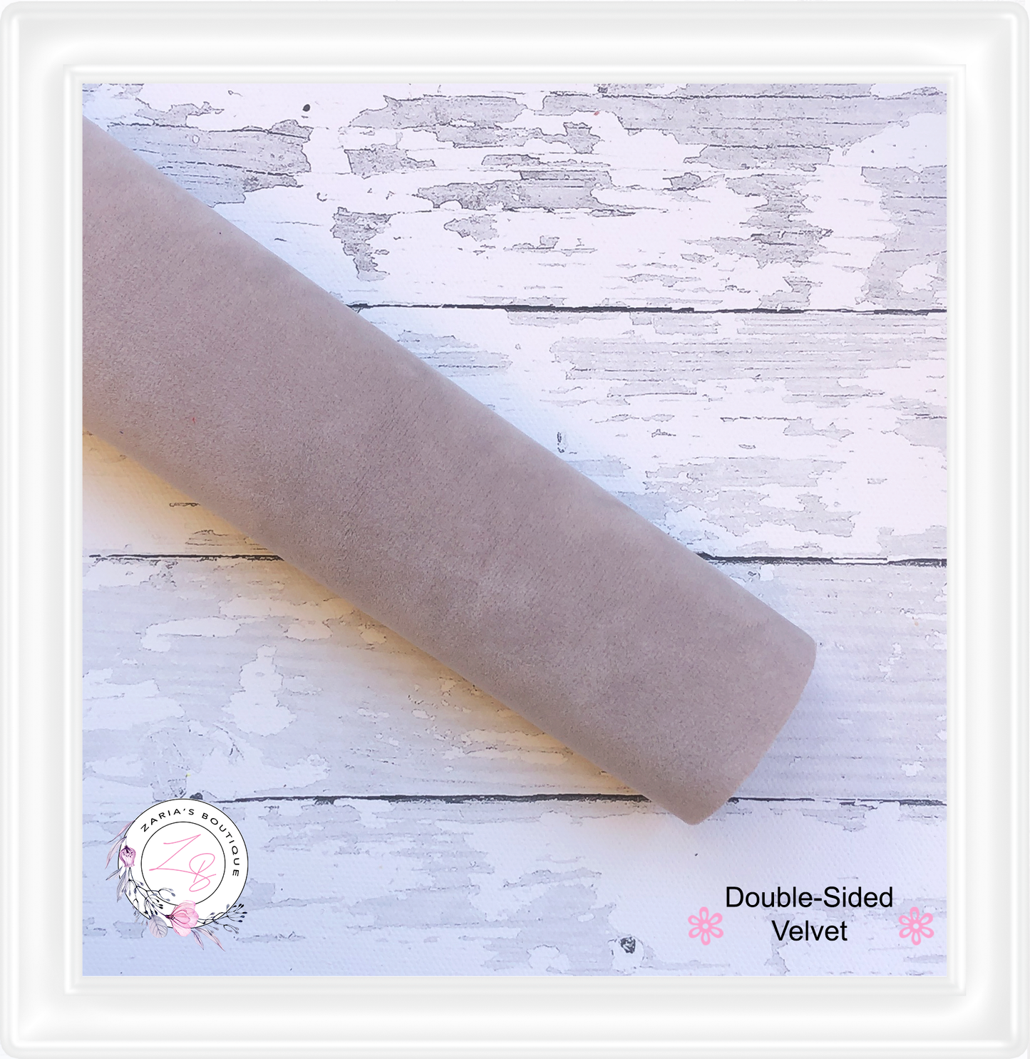 ⋅ Double-Sided Velvet ⋅ GREY ⋅ 0.88mm ⋅