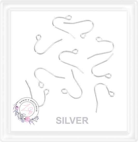 ⋅ Earring Hooks ⋅ Ear Wires ⋅ Silver Rose Gold or Gold ⋅