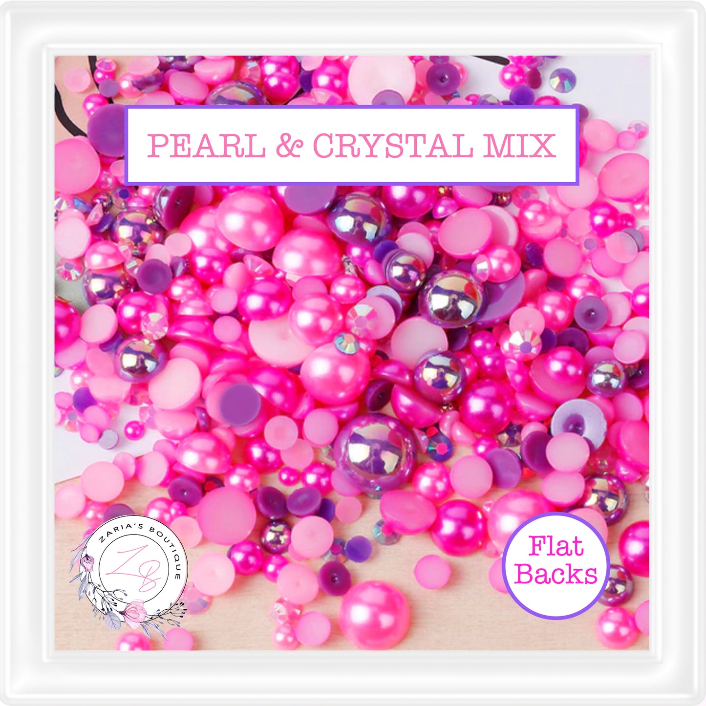 ⋅ Flatback Pearl & Crystal Mix ⋅ Bow & Tiara Embellishments ⋅