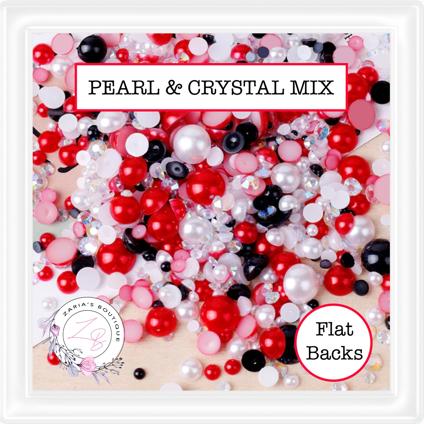 ⋅ Flatback Pearl & Crystal Mix ⋅ Bow & Tiara Embellishments ⋅