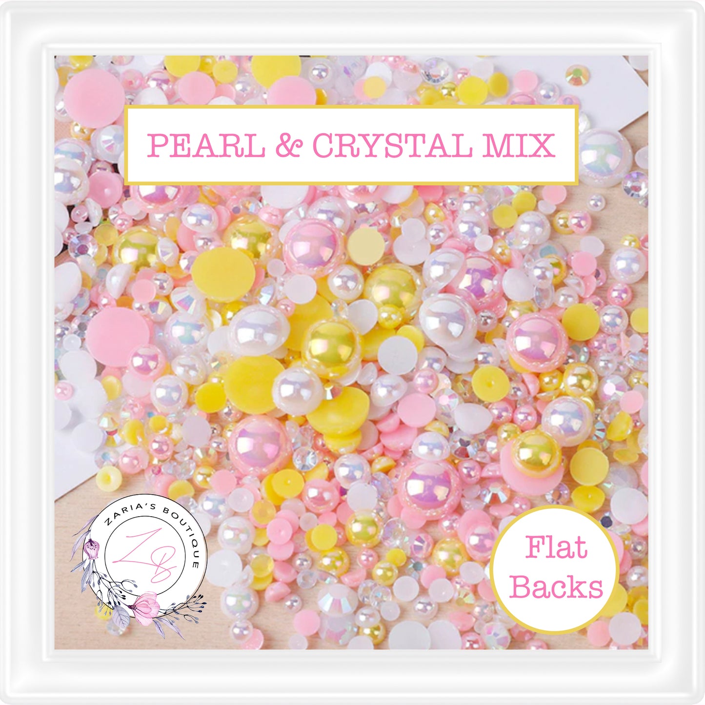 ⋅ Flatback Pearl & Crystal Mix ⋅ Bow & Tiara Embellishments ⋅