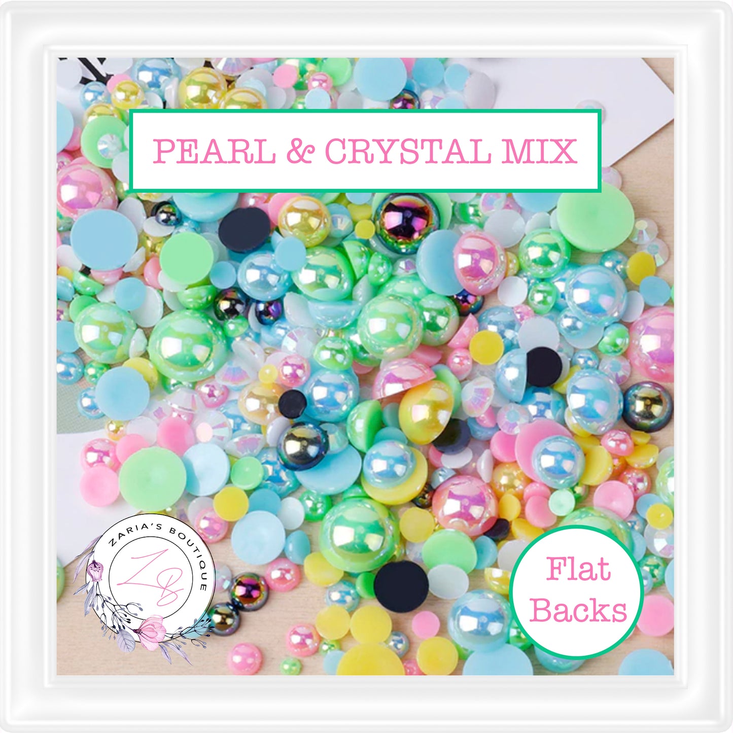 ⋅ Flatback Pearl & Crystal Mix ⋅ Bow & Tiara Embellishments ⋅