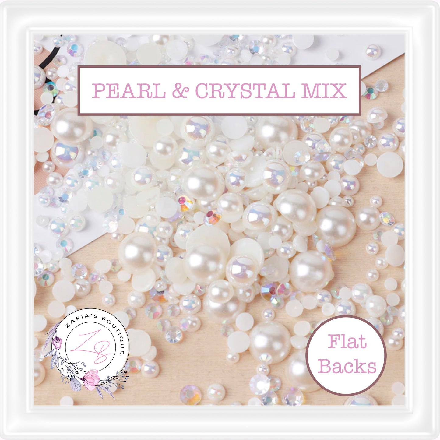 ⋅ Flatback Pearl & Crystal Mix ⋅ Bow & Tiara Embellishments ⋅