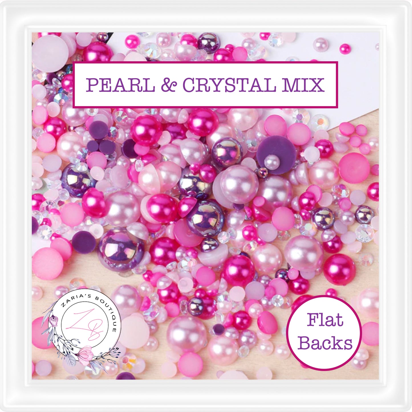 ⋅ Flatback Pearl & Crystal Mix ⋅ Bow & Tiara Embellishments ⋅