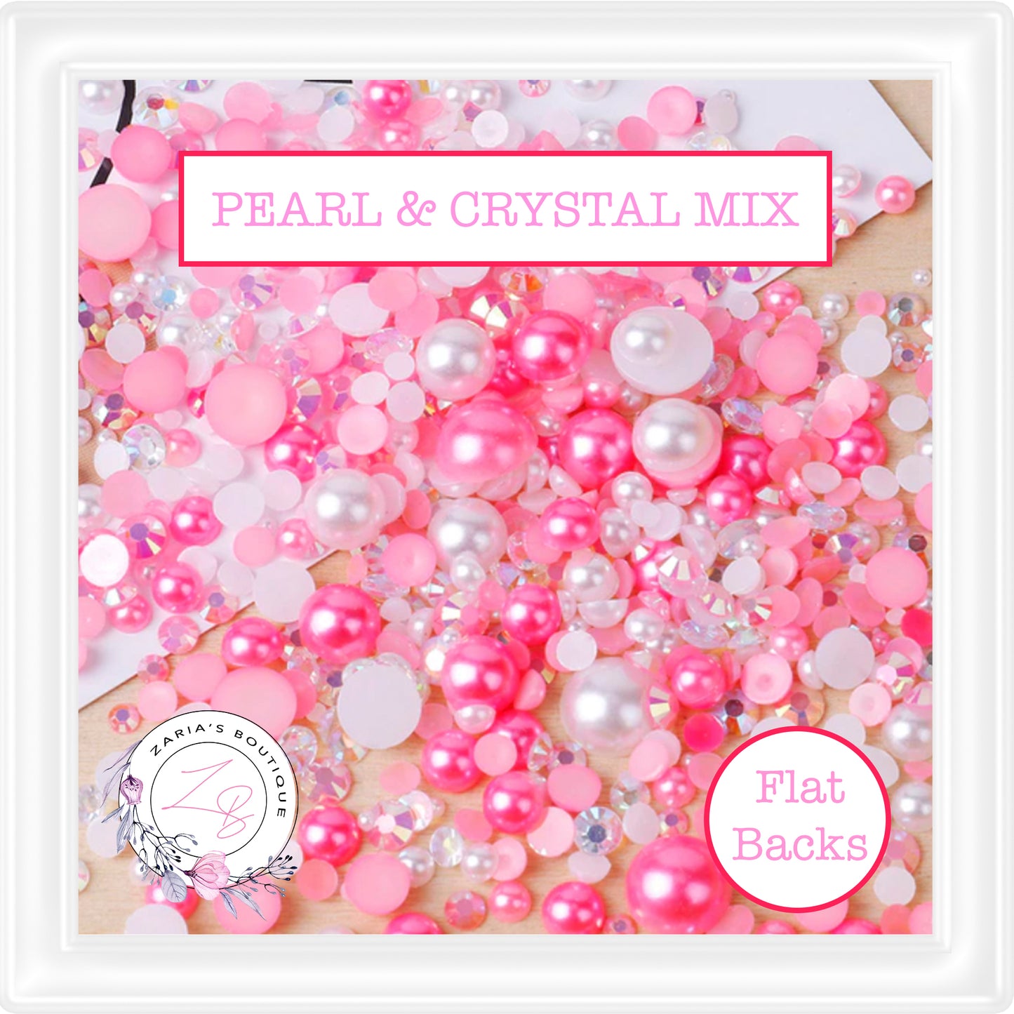⋅ Flatback Pearl & Crystal Mix ⋅ Bow & Tiara Embellishments ⋅
