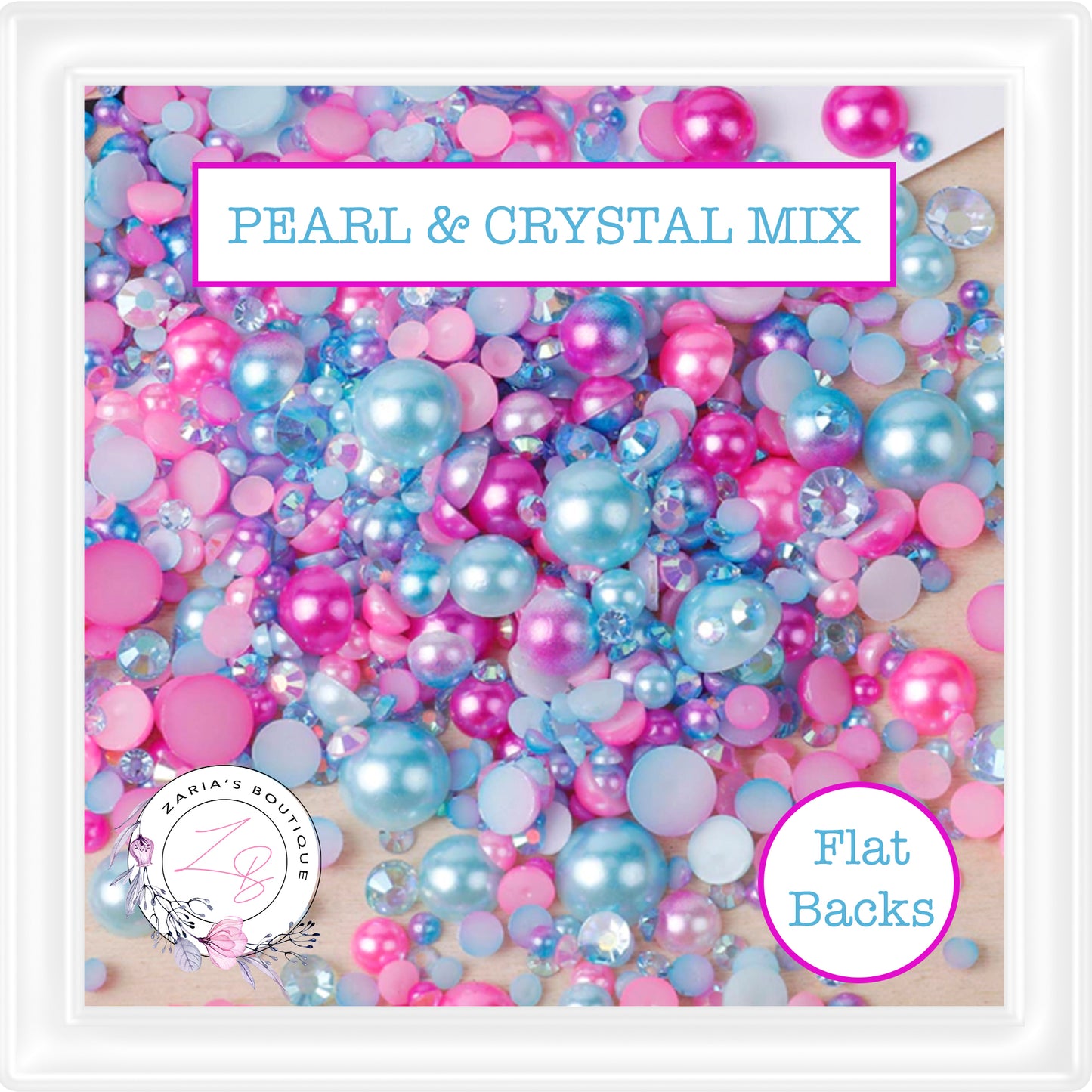 ⋅ Flatback Pearl & Crystal Mix ⋅ Bow & Tiara Embellishments ⋅