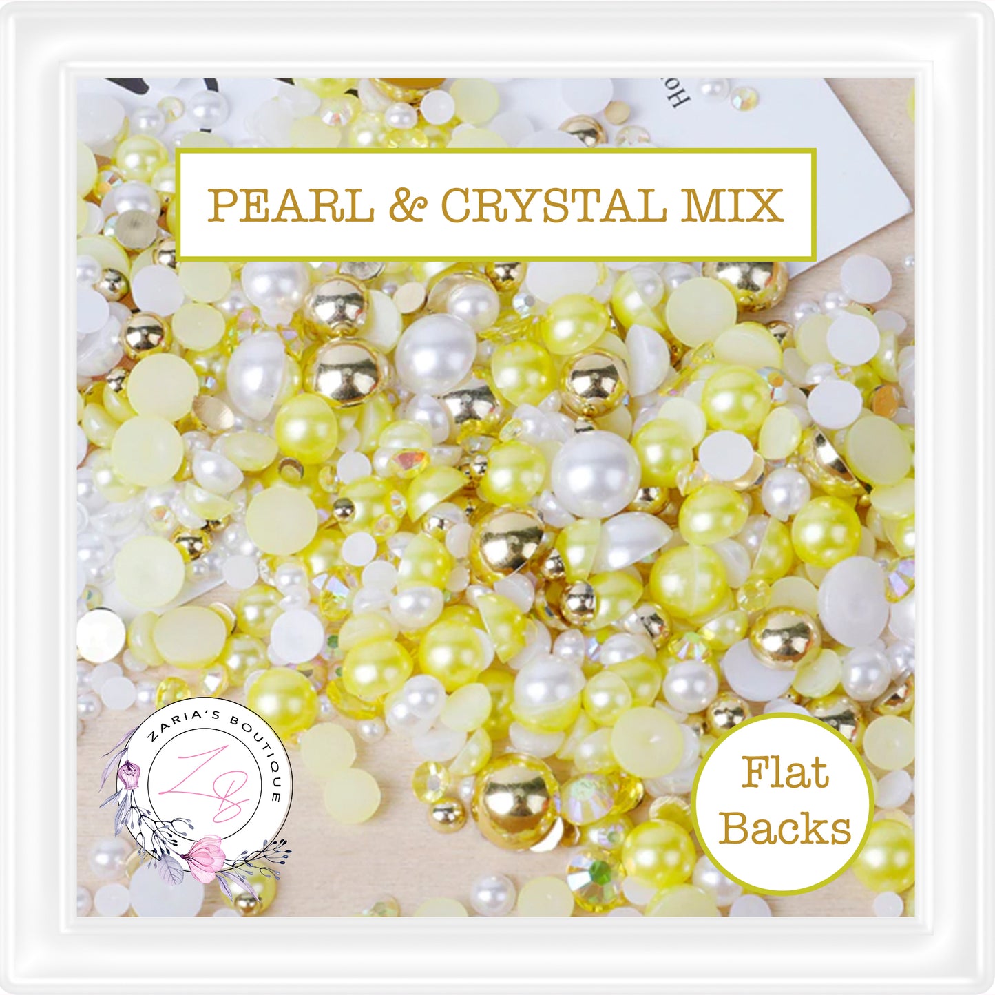 ⋅ Flatback Pearl & Crystal Mix ⋅ Bow & Tiara Embellishments ⋅