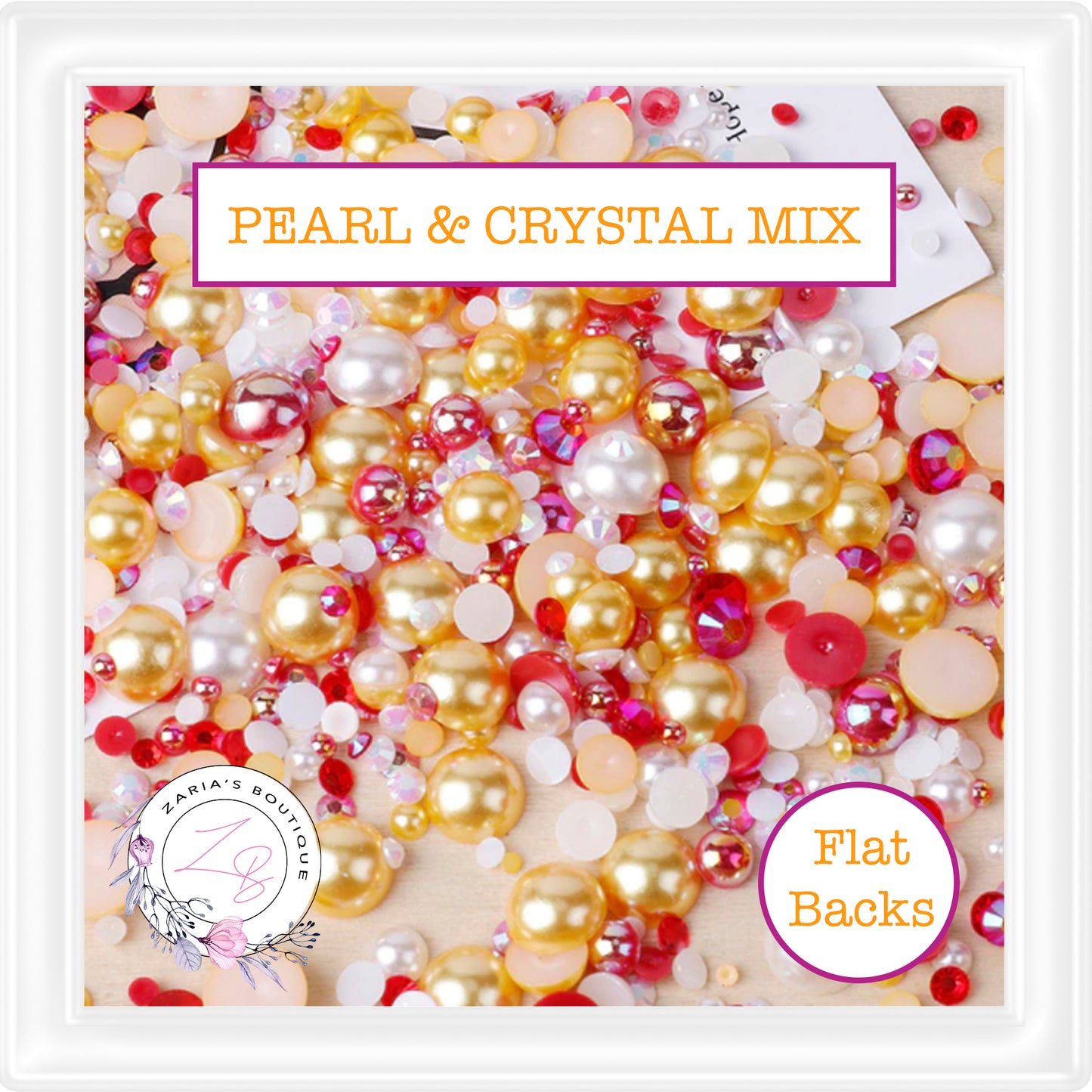 ⋅ Flatback Pearl & Crystal Mix ⋅ Bow & Tiara Embellishments ⋅