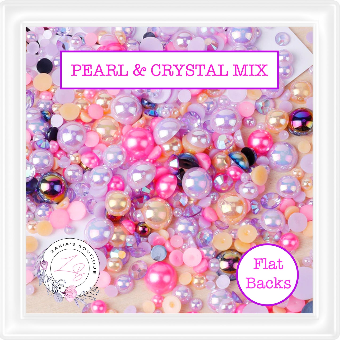 ⋅ Flatback Pearl & Crystal Mix ⋅ Bow & Tiara Embellishments ⋅