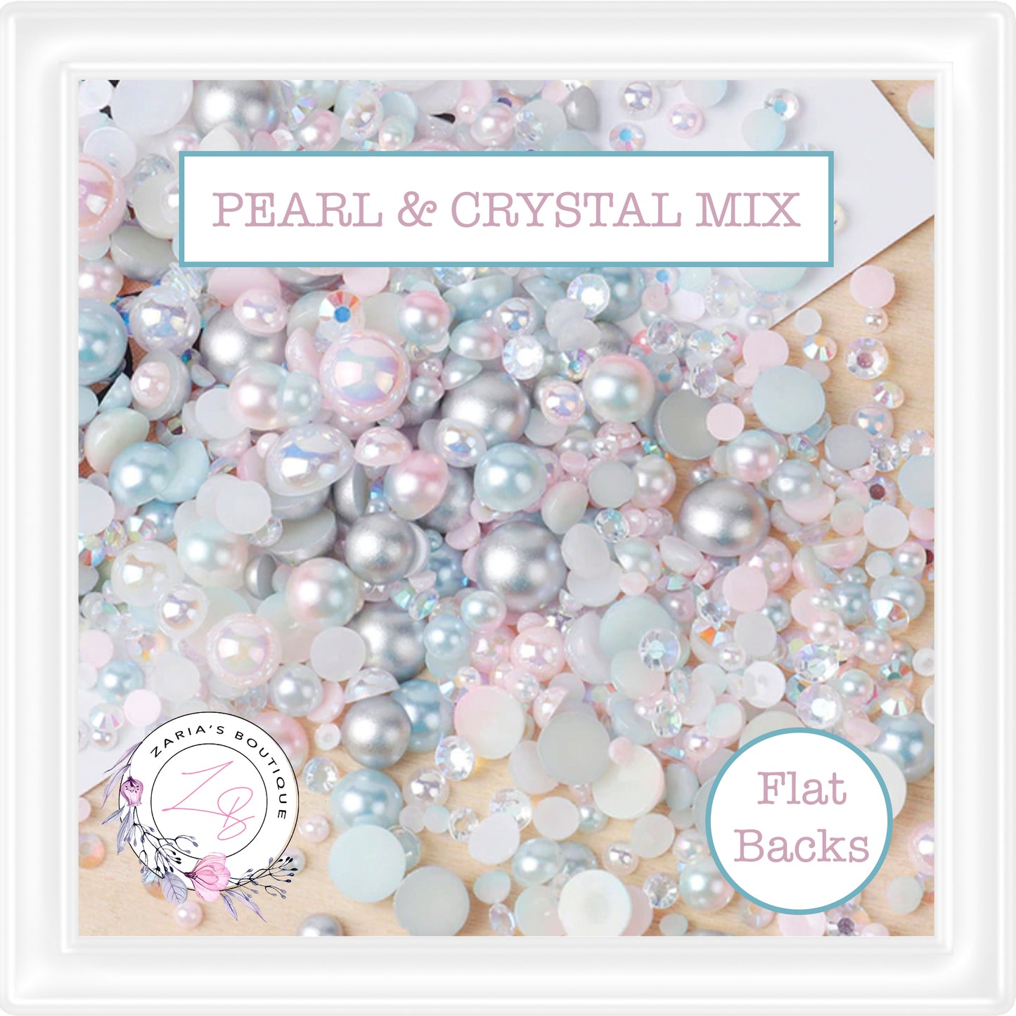 ⋅ Flatback Pearl & Crystal Mix ⋅ Bow & Tiara Embellishments ⋅