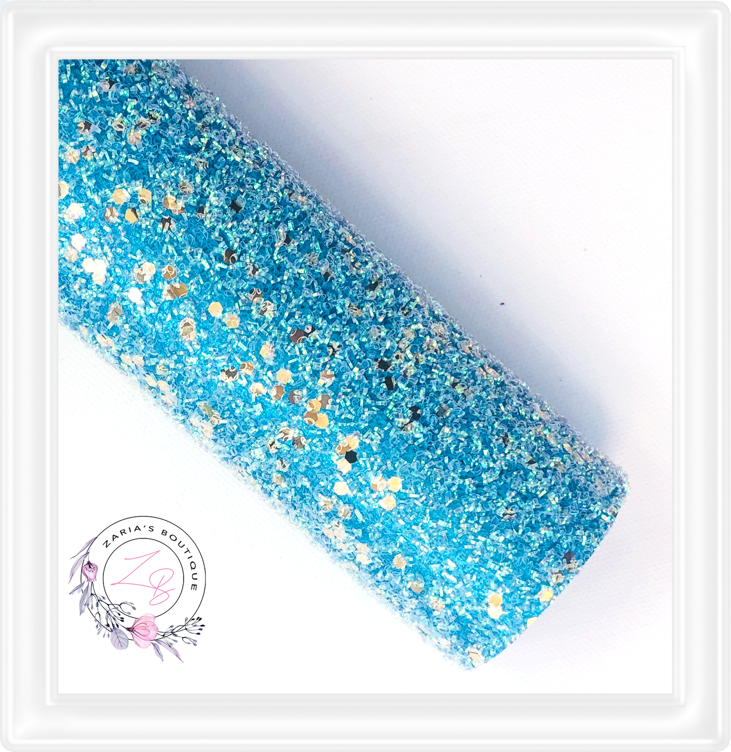 ∙ Gold Fleck Chunky Glitter ∙ Ocean Blue ∙