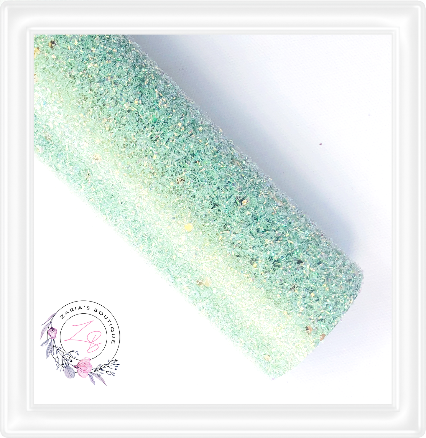 ∙ Gold Fleck Chunky Glitter ∙ Spearmint Green ∙