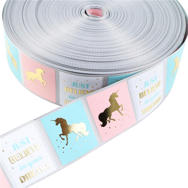 2 yards ~ Unicorn Grosgrain Ribbon | 1.5" 38mm