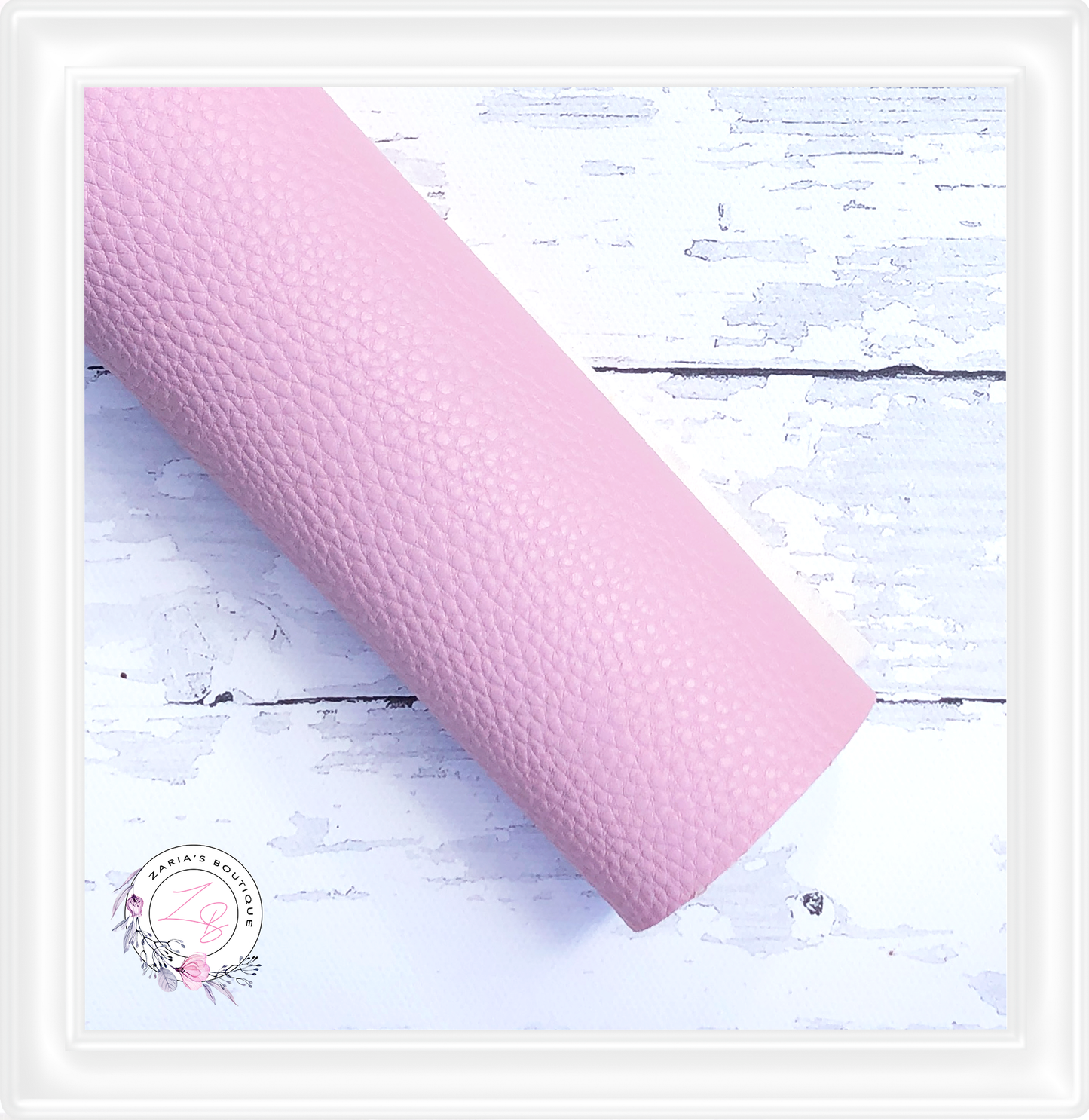 ∙ Plain Premium Vegan Litchi Faux Leather ∙ Carnation Pink ∙