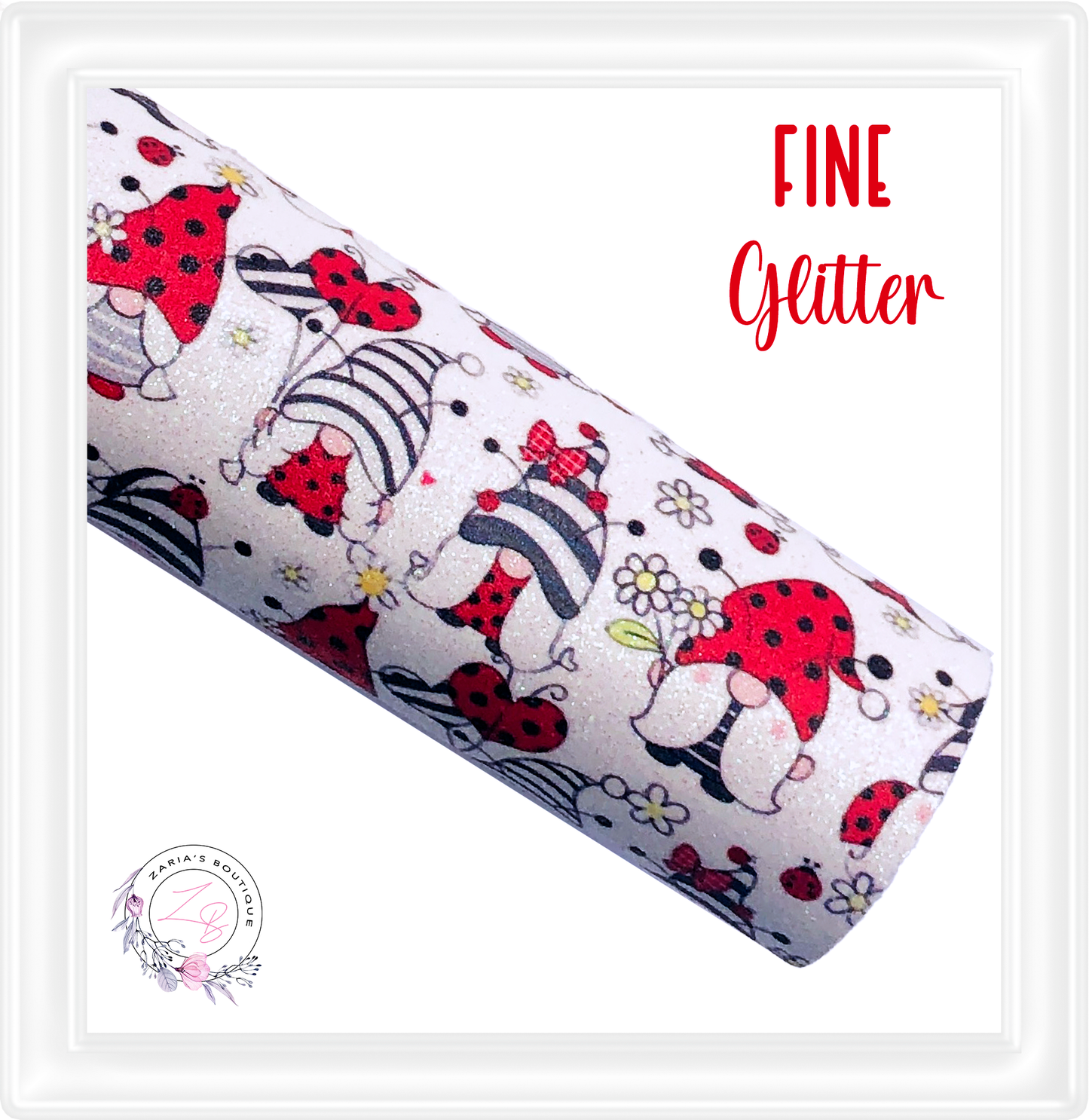 ⋅ Ladybug Gnomes ⋅ Vegan Faux Leather Sheets or Bundle ⋅