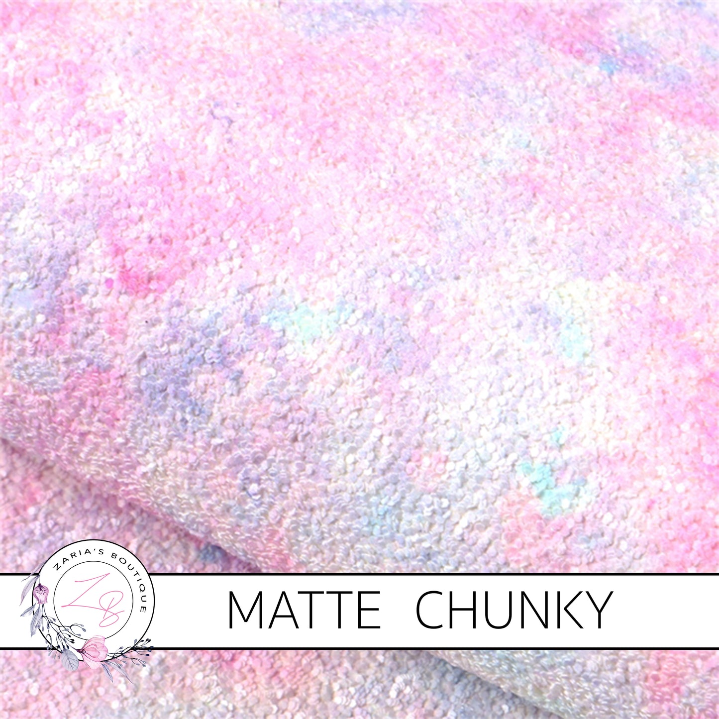 Watercolour Sunset ~ Chunky GLITTER ~ Pastels LAST SHEET!