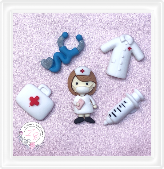 ⋅ Medical Care ⋅ Flatback Resin Embellishments ⋅ 5 Styles ⋅