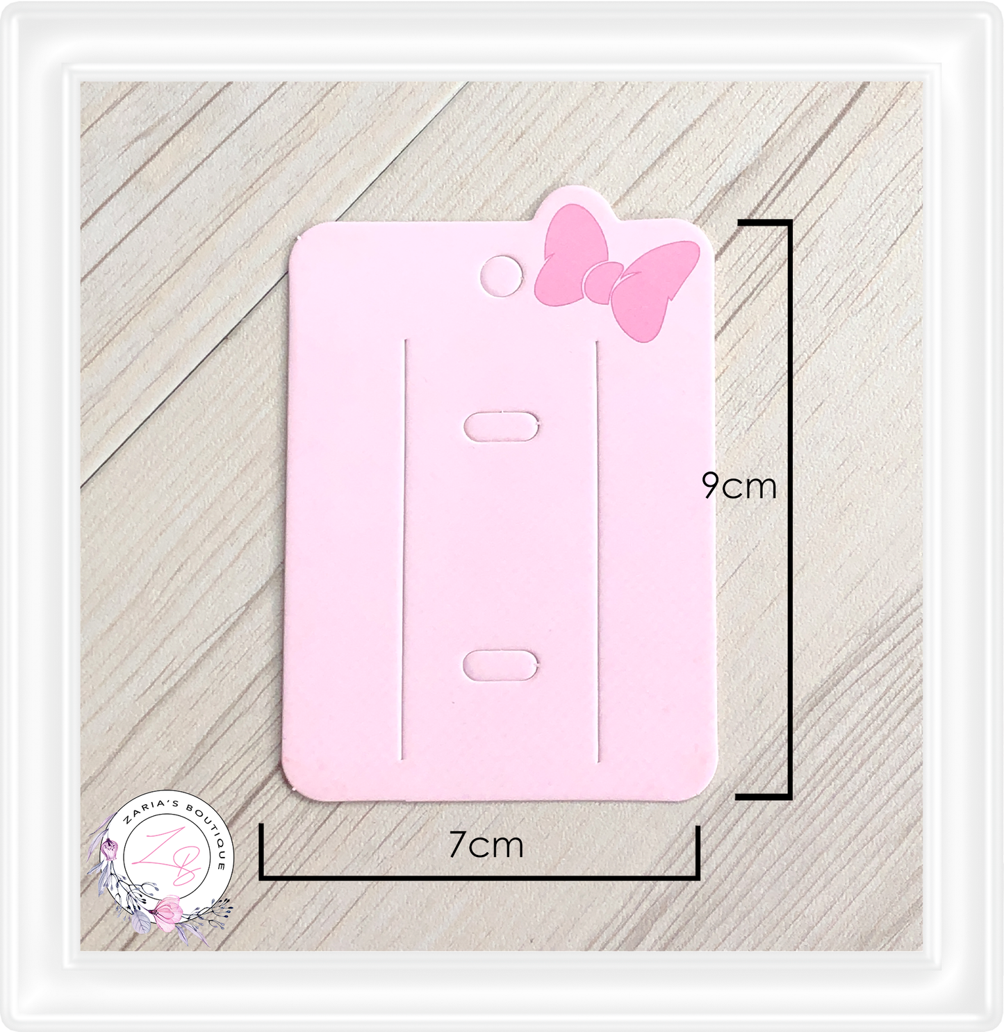 ⋅ Bow Clip & Jewellery Packaging ⋅ Pink ⋅ 10 or 50 pk