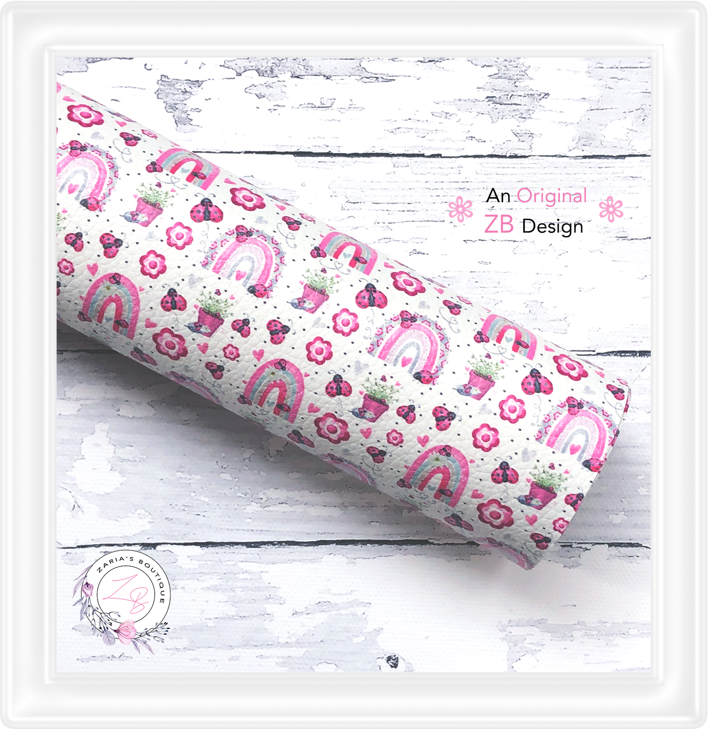 ⋅ Pink Ladies ⋅ Exclusive Vegan Faux Leather ⋅ Sheets Or Rolls!