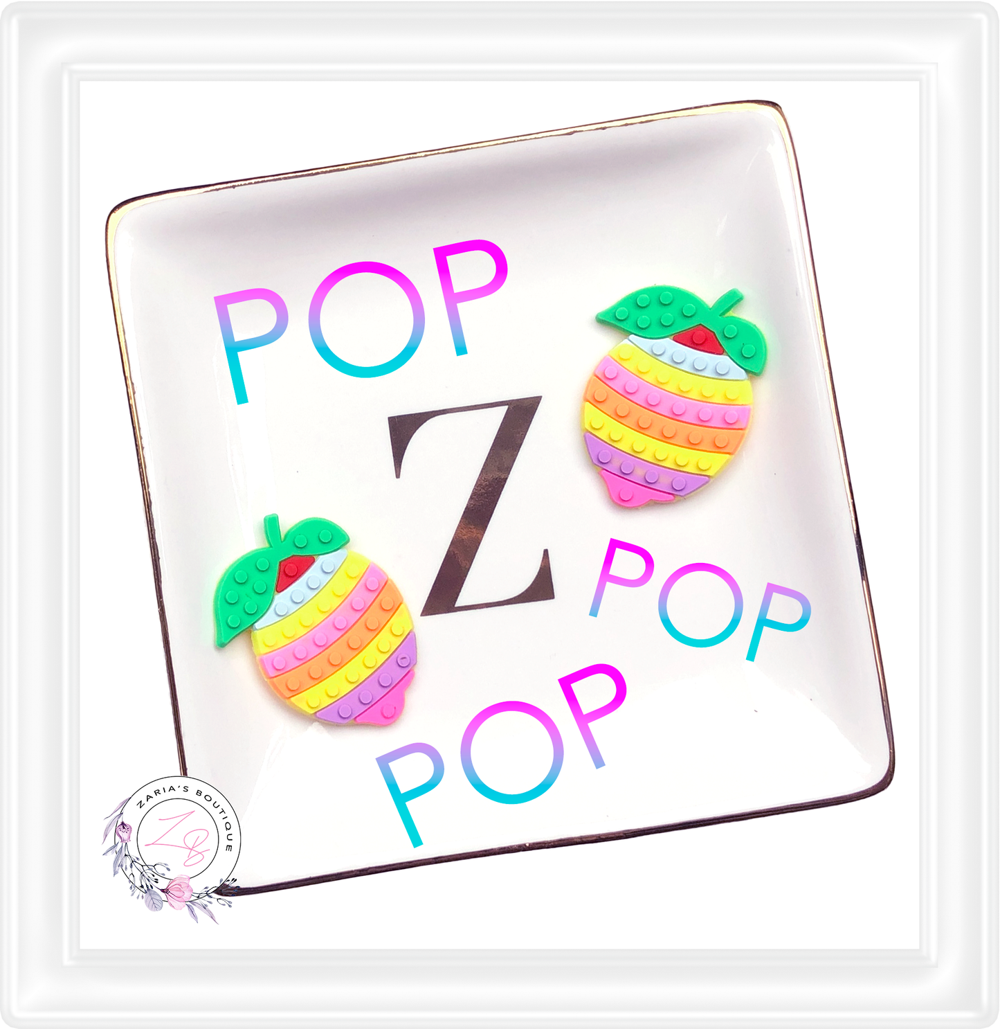 ⋅ Pop it Embellishments ⋅ 2 pieces ⋅