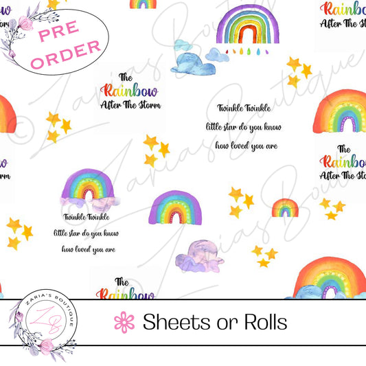 β
Rainbow Baby β
Custom Luxe Vegan Faux Leather β
Sheets or Rolls! β