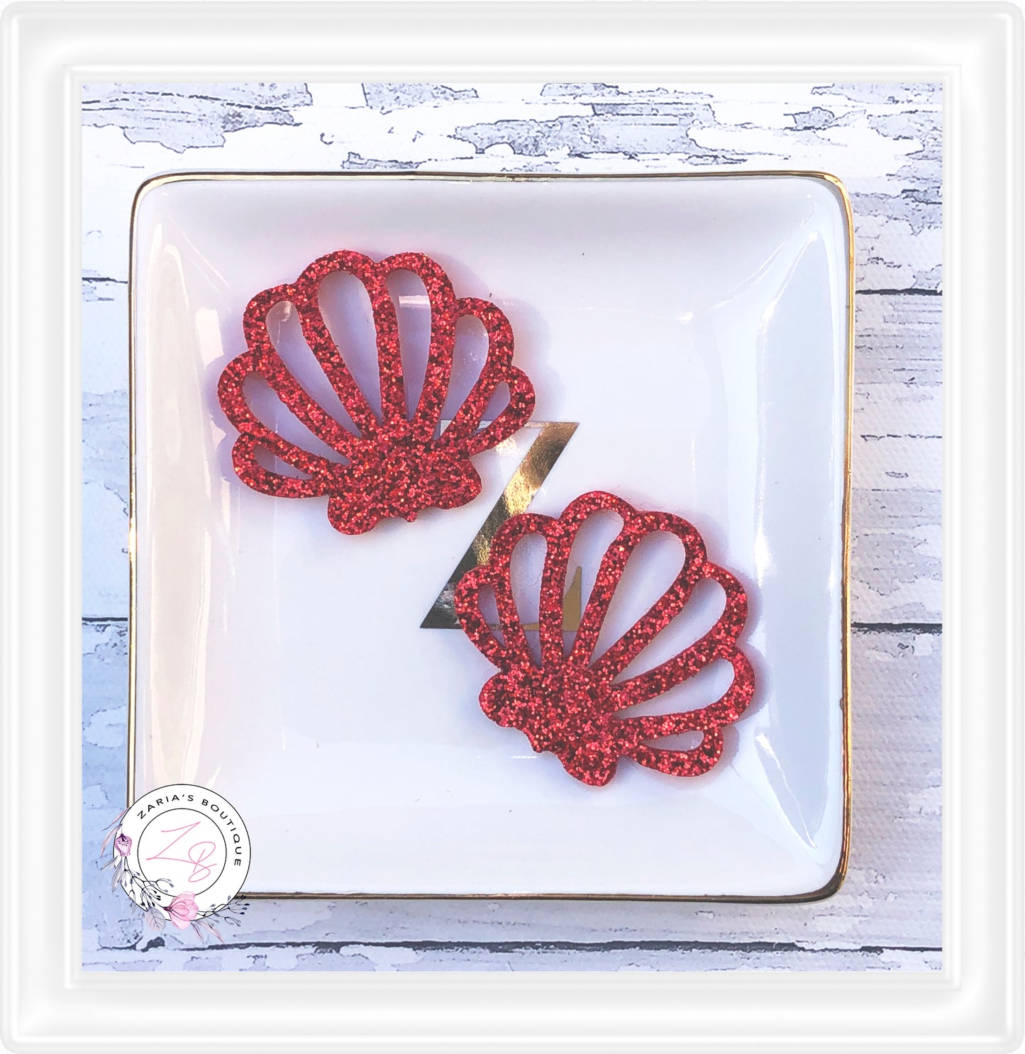 ⋅ Glitter Shells ⋅ Bow & Hair Clip Embellishments ⋅ 6 Colours ⋅