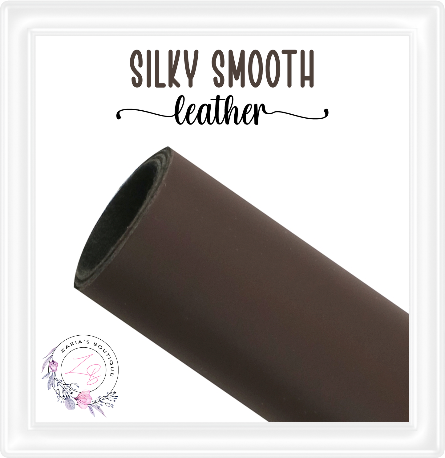⋅ Chocolate Brown ⋅ Silky Smooth Premium Vegan Faux Leather ⋅ 0.90mm ⋅
