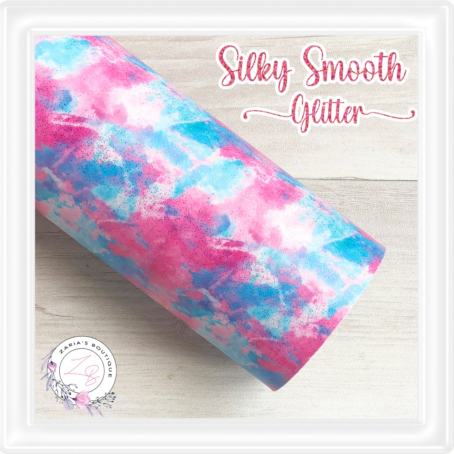 ⋅ Watercolour Splash ⋅ Silky Smooth Glitter Faux Leather ⋅