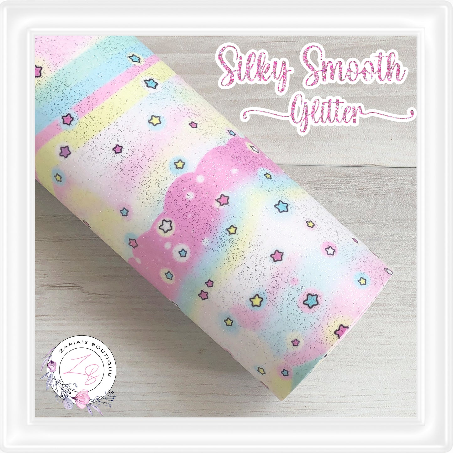 ⋅ Gelato Stars ⋅ Silky Smooth Glitter Faux Leather ⋅