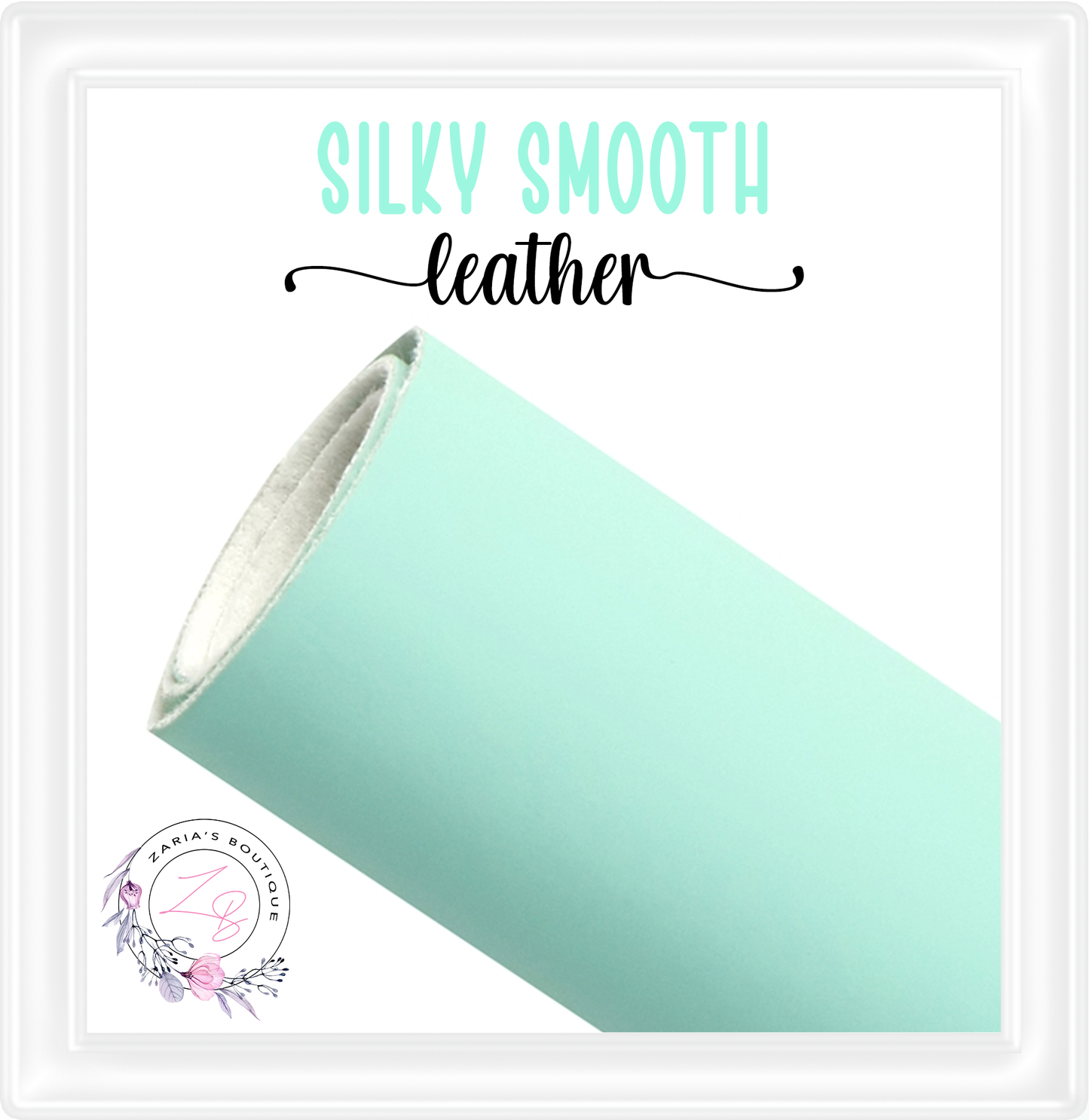 ⋅ Mint Green ⋅ Silky Smooth Premium Vegan Faux Leather ⋅ 0.90mm ⋅