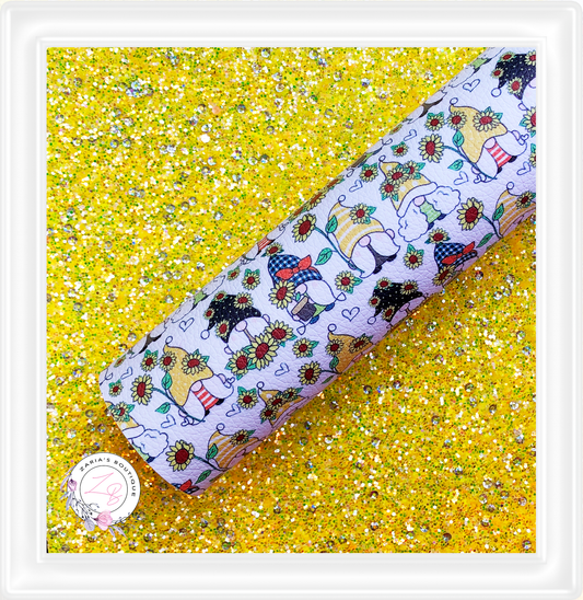 β
 Sunflower Gnomes β
 Vegan Faux Leather Sheets or Bundle β