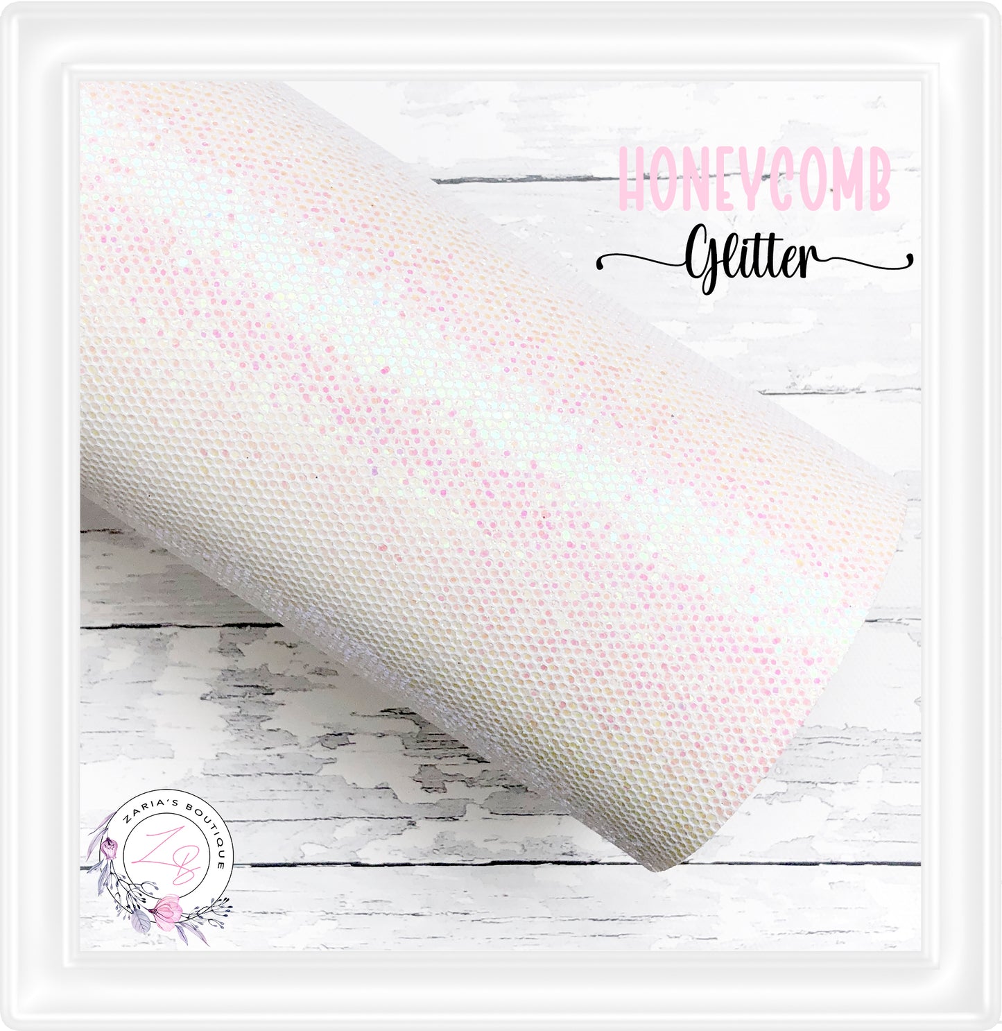 ⋅ Honeycomb Textured Glitter ⋅ Snowflake Sparkle ⋅