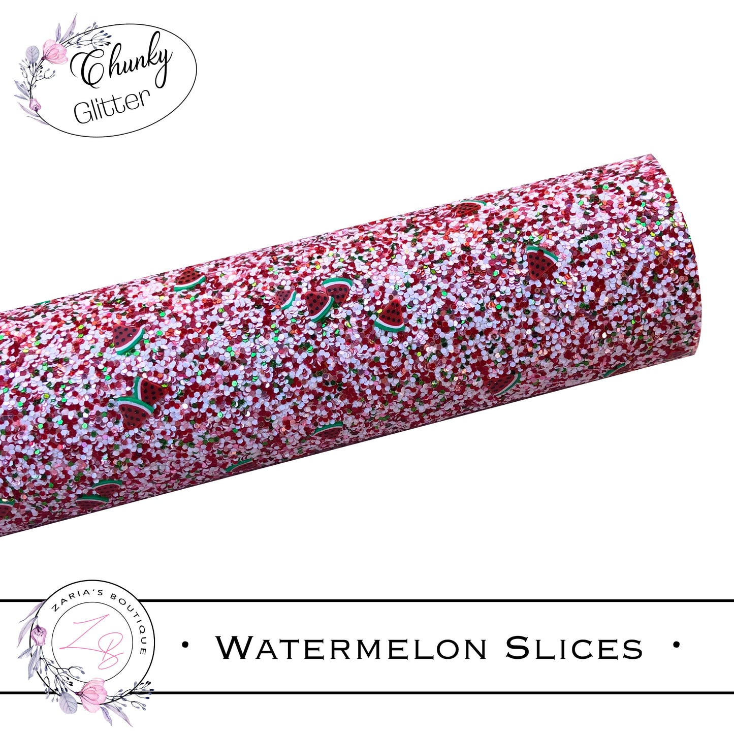 ⋅ Watermelon Sprinkles ⋅ Red Chunky Glitter ⋅