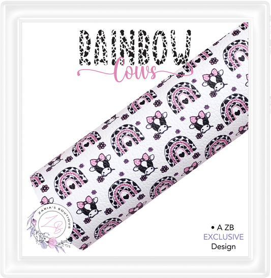 ⋅ Cute Enamel Cow Charms ⋅ Earring Pendant Bow Dangle ⋅ Metal ⋅ 2 Pieces ⋅