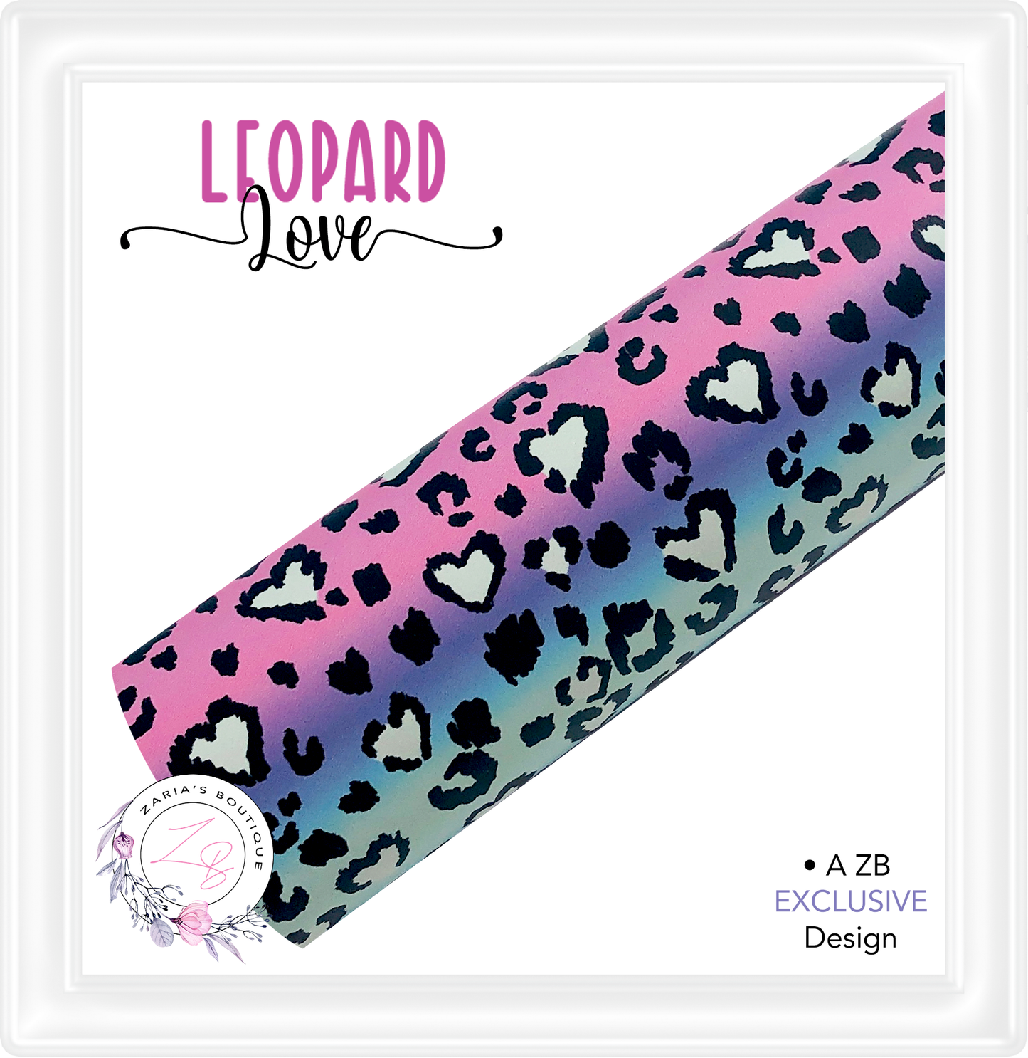 ⋅ Leopard Love ⋅ Exclusive Premium Vegan Faux Leather ⋅