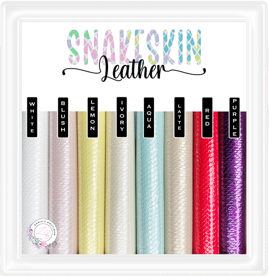 ⋅ Snakeskin ⋅ Textured ⋅ Vegan Faux Leather